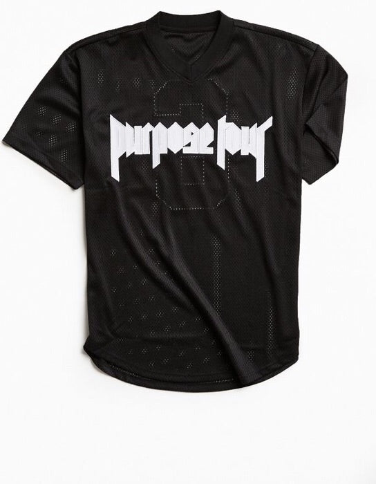 Justin Bieber Purpose Tour Mesh V-Neck Tee